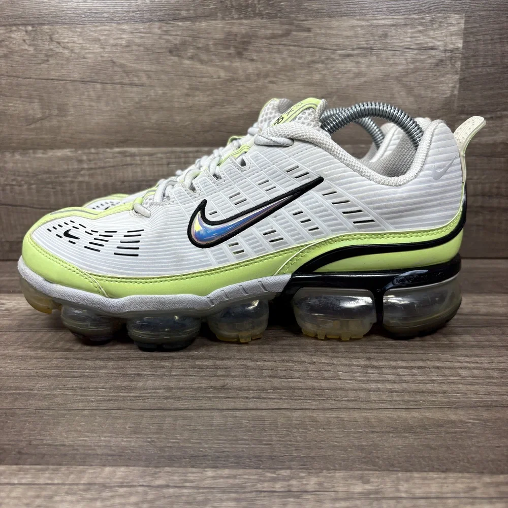 Nike Vapor Max 360 White Green Mens US Size 9 EUR 42.5 CK2718-100 Sneakers
